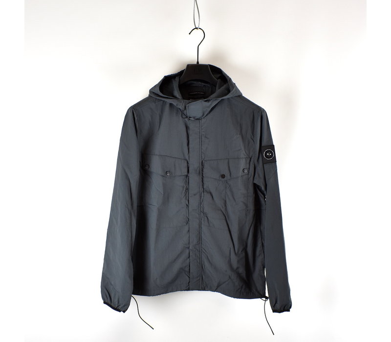 Marshall Artist exolite hooded overshirt Charcoal Grey
