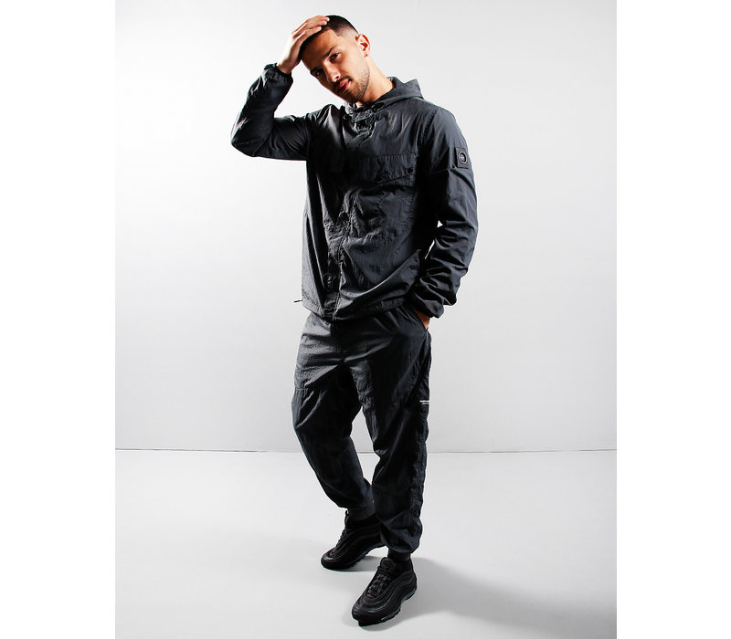 Marshall Artist exolite hooded overshirt Charcoal Grey