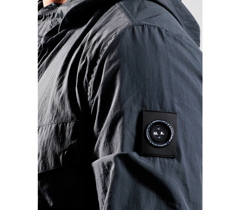 Marshall Artist exolite hooded overshirt Charcoal Grey