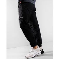 SHOP Krinkle Nylon Cargo Pants // Black - Marshall Artist//