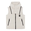 MA.STRUM MA.STRUM hooded quilted down gilet Aluminium Grey
