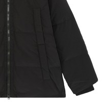 MA.STRUM hooded quilted down jacket Jet Black