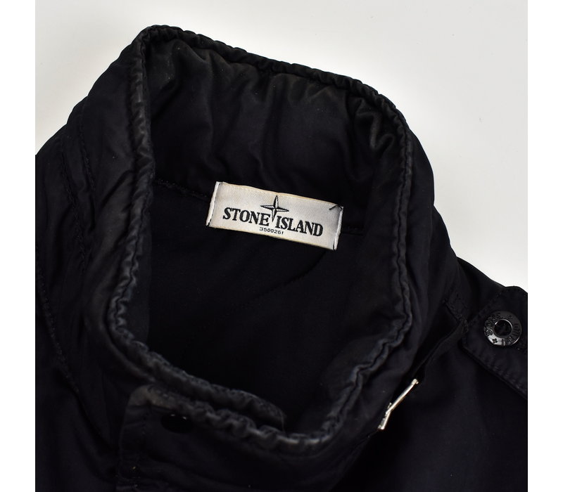 Stone Island black david-tc field jacket XL