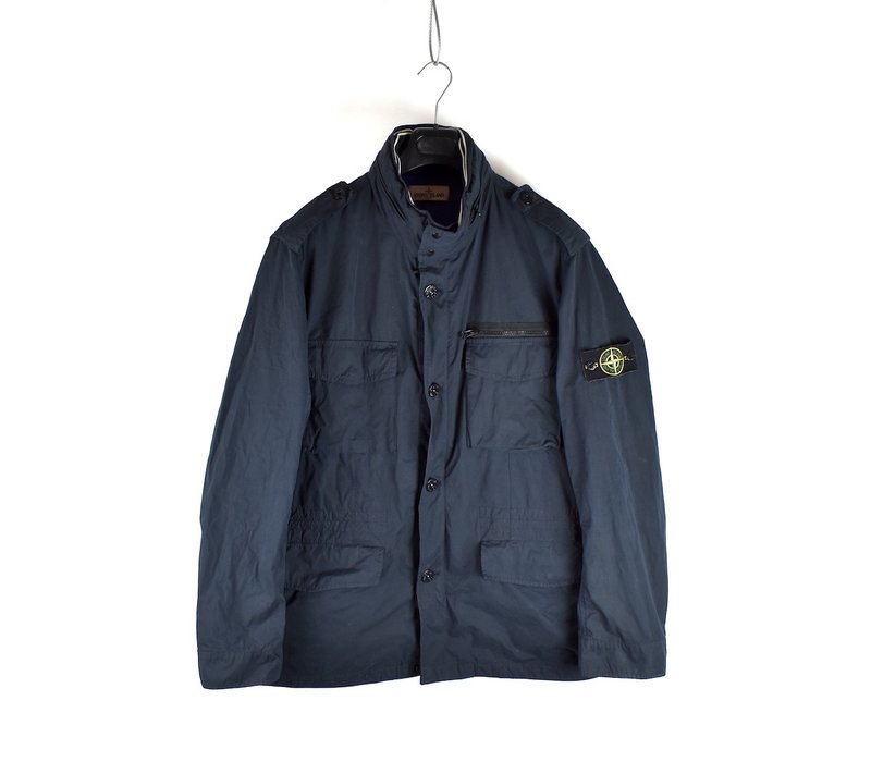 Stone Island navy david light-ovd field jacket XXXL