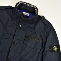 Stone Island navy david light-ovd field jacket XXXL