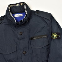 Stone Island navy david light-ovd field jacket XL