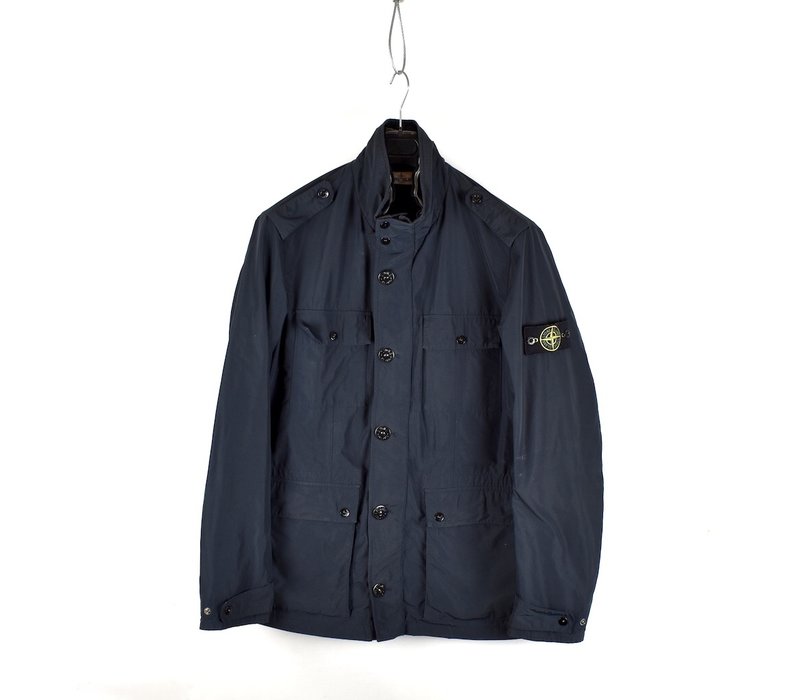 Stone Island navy micro reps field jacket XL