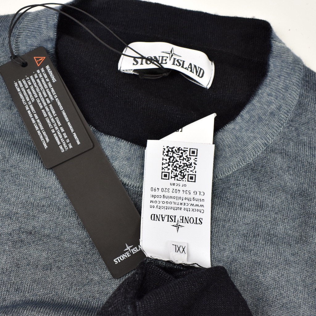Luxury brands, Wool sweater Stone Island