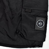 Marshall Artist garment dyed cargo short Black