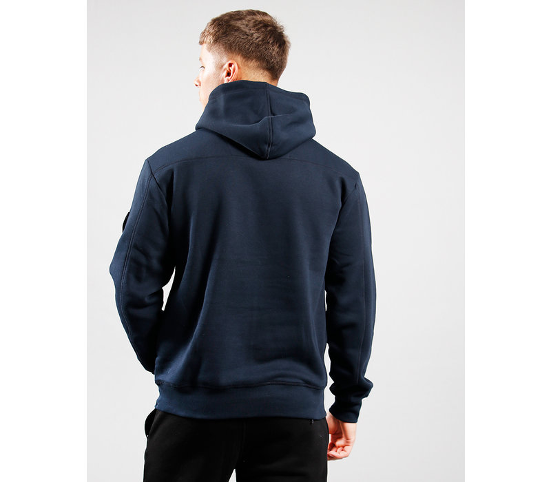 Marshall Artist siren over the head hoodie sweatshirt Navy