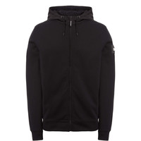 Weekend Offender Westman Ave full zip hooded sweatshirt Black