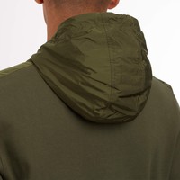 Weekend Offender Westman Ave full zip hooded sweatshirt Dark Green