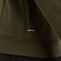 Weekend Offender Westman Ave full zip hooded sweatshirt Dark Green