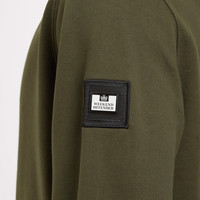 Weekend Offender Westman Ave full zip hooded sweatshirt Dark Green