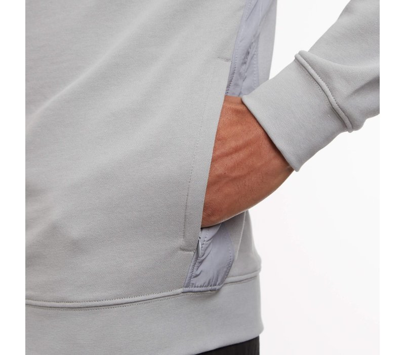 Weekend Offender Westman Ave full zip hooded sweatshirt Silverfox