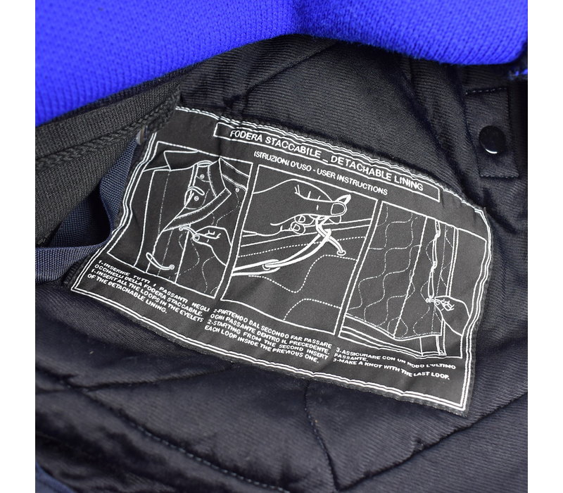 Stone Island navy reversible quilted lined presidents knit XL