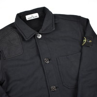 Stone Island navy jersey cotton blazer jacket S