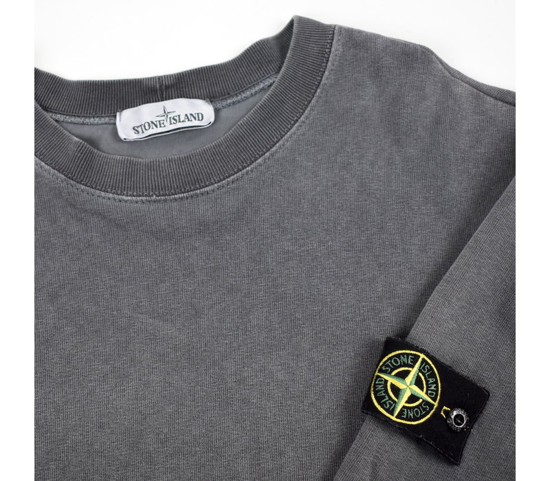 Stone Island grey tinto old cotton fleece crew neck sweatshirt XXL