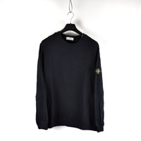 Stone island crew sales neck sweatshirt black