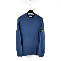 Stone Island blue tinto old cotton fleece crew neck sweatshirt XXL