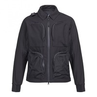 MA.STRUM full zip collared softshell jacket Jet Black