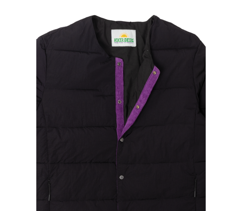 Hikerdelic quilted mid layer jacket Black