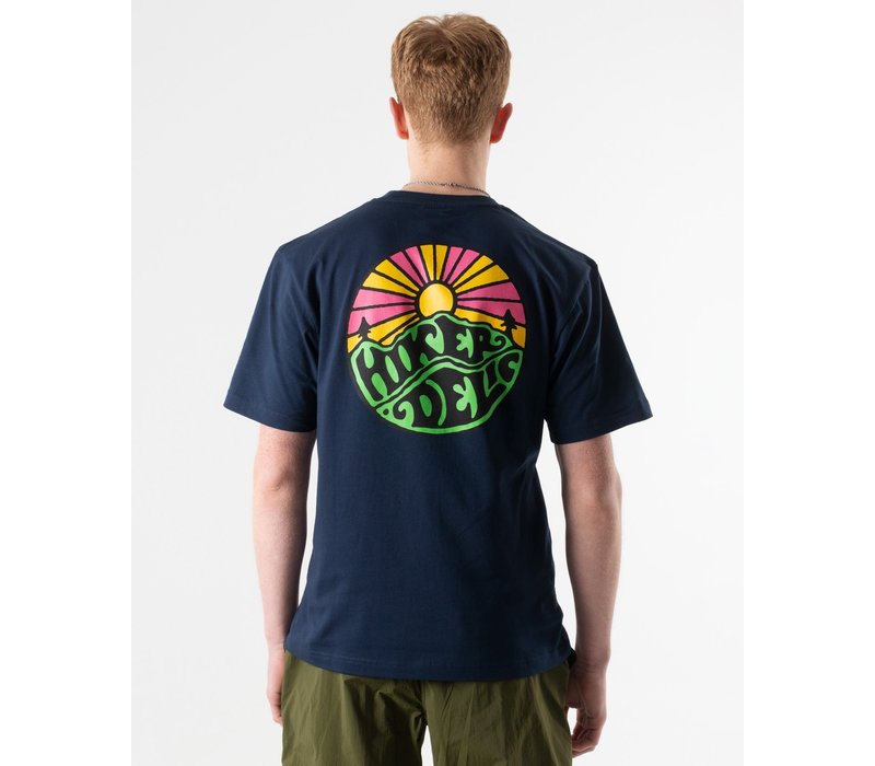 Hikerdelic original logo ss t-shirt Navy