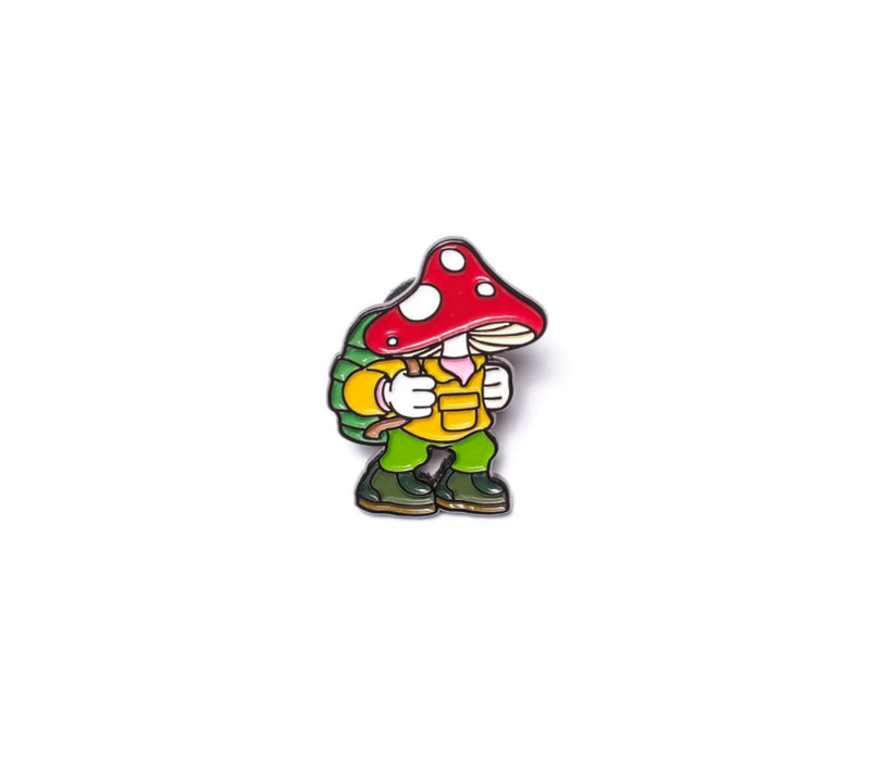 Hikerdelic Erik enamel pin badge