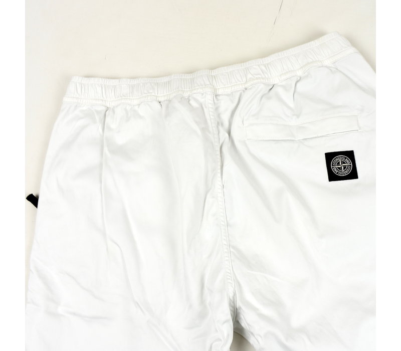 Stone Island white lyocell cotton nylon re-t patch program pants 34