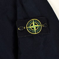 Stone Island navy david light-tc with micropile hooded parka L