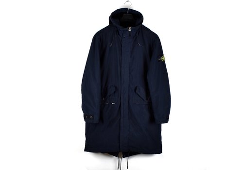 Stone Island Stone Island navy david light-tc with micropile hooded parka L