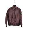 Stone Island red garment dyed crinkle reps ny with primaloft jacket XL