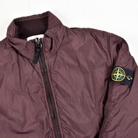 Stone Island red garment dyed crinkle reps ny with primaloft jacket XL