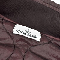 Stone Island red garment dyed crinkle reps ny with primaloft jacket XL