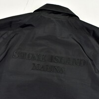 Stone Island Marina black gore tex in recycled polyester short jacket S