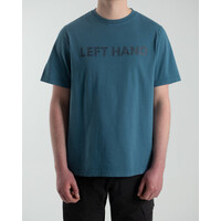 Left Hand ss logo tee t-shirt Mid Blue