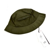 C.P. Company green chrome nylon bucket hat M
