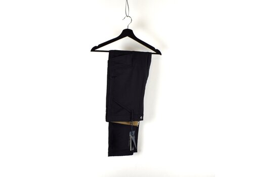 C.P. Company C.P. Company black garment dyed twill wool cargo pants 48
