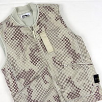 Stone Island japanese ripstop SI check grid camo vest XL