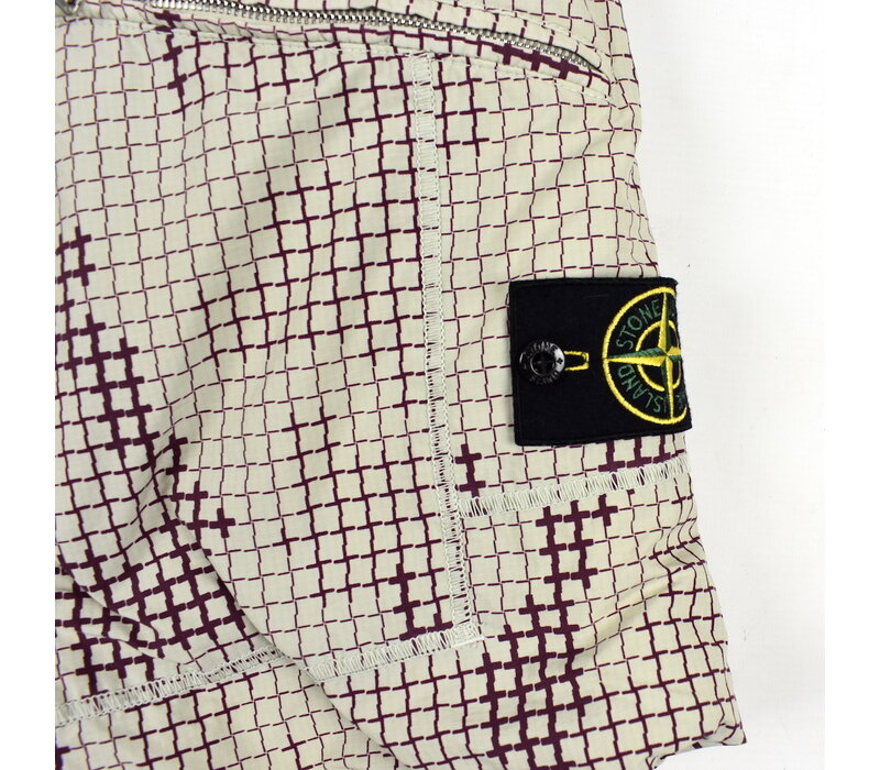 Stone Island japanese ripstop SI check grid camo vest XL