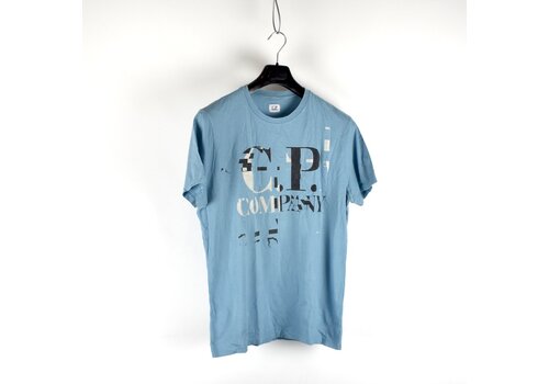 C.P. Company C.P. Company blue logo print crew t-shirt XL