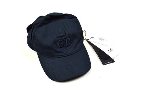 C.P. Company C.P. Company navy gabardine goggle cap L