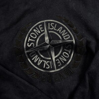 Stone Island dark navy 30 anni collection hooded sweatshirt S