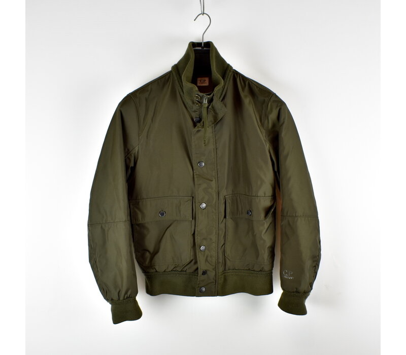 C.P. Company green dynafil bomber jacket 48