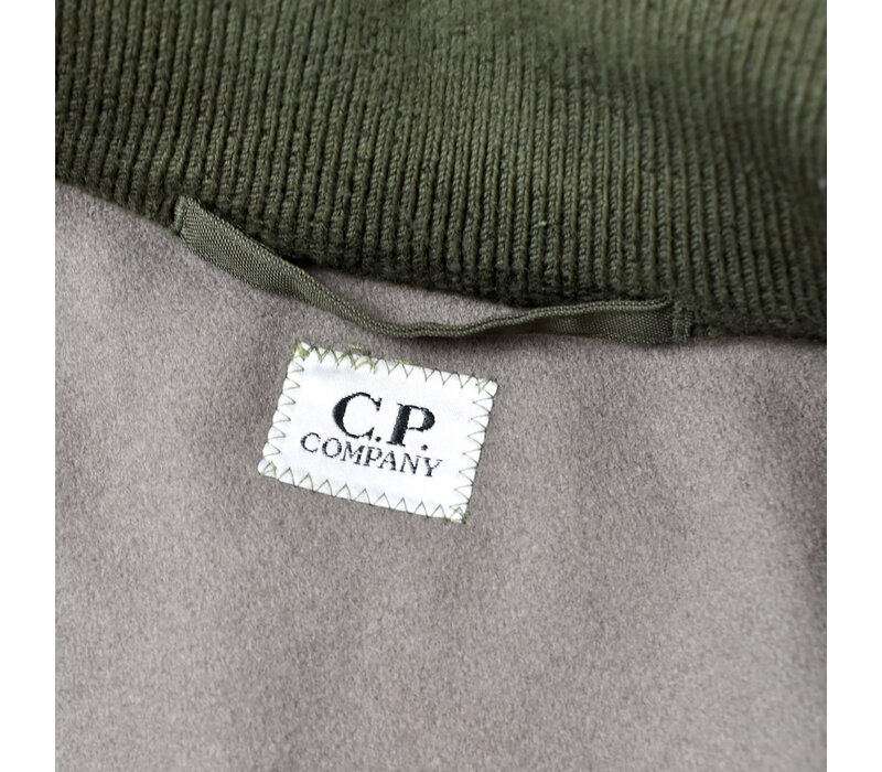 C.P. Company green dynafil bomber jacket 48