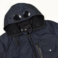 C.P. Company navy dynalfil mille miglia goggle jacket 48