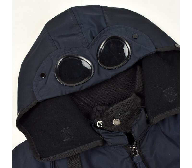 C.P. Company navy dynalfil mille miglia goggle jacket 48