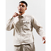 Marshall Artist Marshall Artist washed cotton gaberdine injection zip overshirt Tuscan Stone