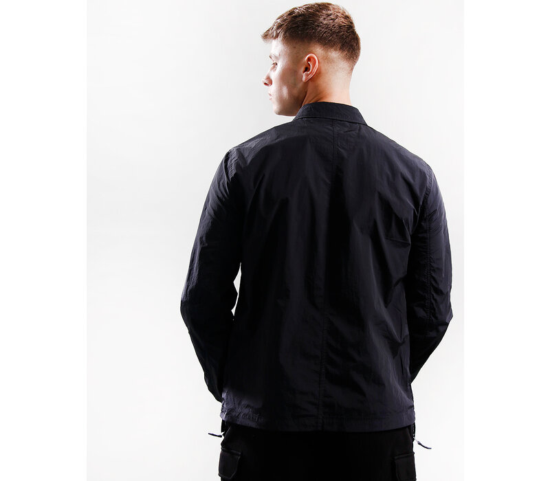 Marshall Artist krinkle nylon overshirt Black