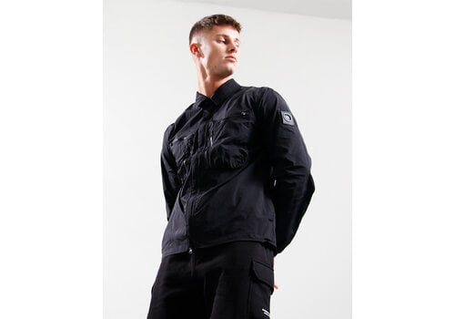 Marshall Artist Marshall Artist krinkle nylon overshirt Black